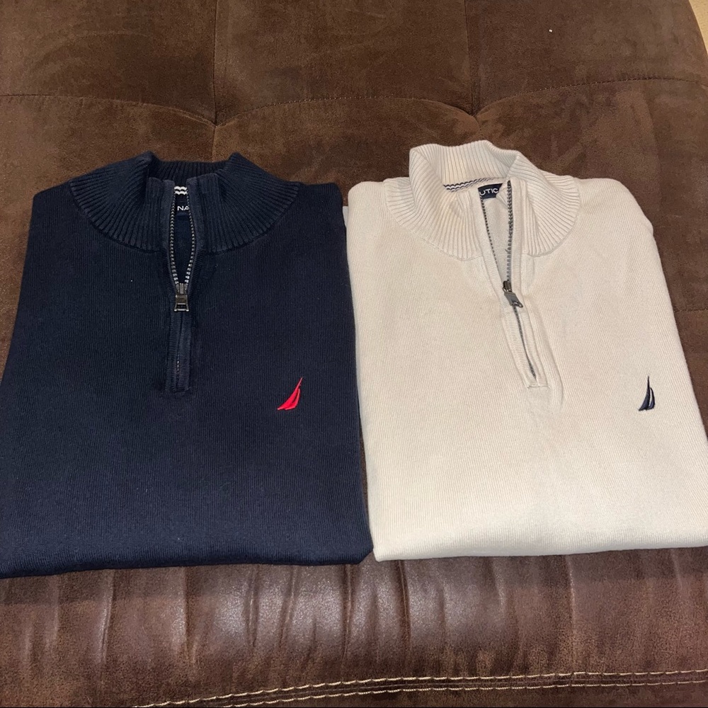 Pack of 2 Mens Nautica Quarter Zip